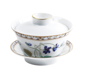 Haviland Imperatrice Eugenie Chinese Teacup +Saucer