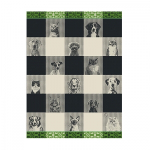 Le Jacquard Francais Truffes Black Tea Towel - Set 4
