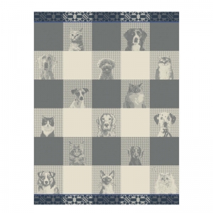 Le Jacquard Francais Truffes Grey Tea Towel - Set 4