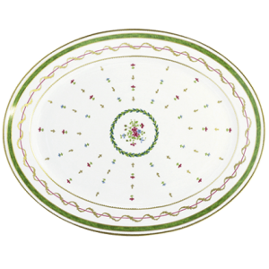 Haviland Vieux Paris Vert Oval Dish