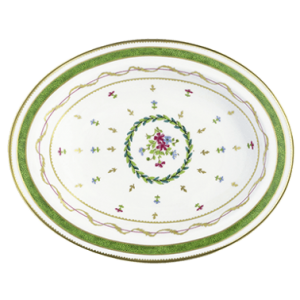 Haviland Vieux Paris Vert Vegetable Dish