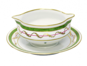 Haviland Vieux Paris Vert Sauce Boat