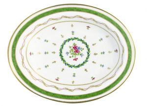 Haviland Vieux Paris Vert Vegetable Dish