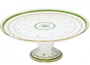Haviland Vieux Paris Vert Footed Cake Platter