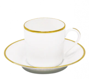 Haviland Orsay Gold Coffee Cup And Saucer
