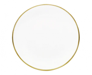 Haviland Orsay Gold Rimless Soup Plate
