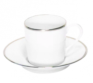 Haviland Orsay Platinum Coffee Cup And Saucer