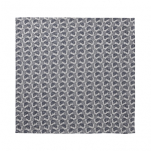 Le Jacquard Francais Empreintes Pois Blue Napkin - Set 4