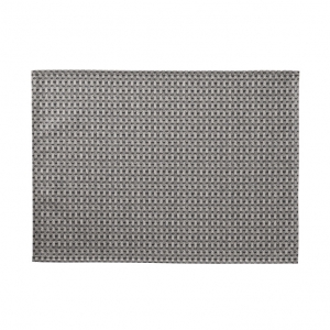 Le Jacquard Francais Empreintes Tissage Enduit Black Coated Placemat - Set 4