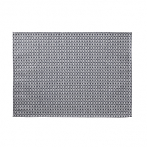 Le Jacquard Francais Empreintes Tissage Enduit Blue Coated Placemat - Set 4