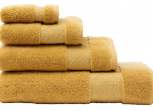Le Jacquard Francais Caresse Yellow Bath Mat