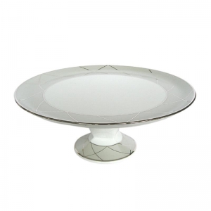 Haviland Clair Lune Arches Footed Cake Platter