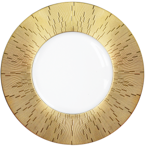 Haviland Infini Gold Large Dinner Plate / Gold