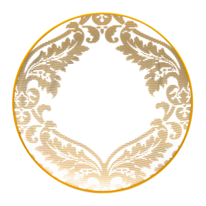Haviland Damasse Ritz Large Dinner Plate