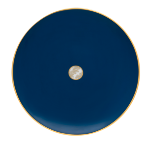 Haviland Damasse Ritz Dessert Plate / Bleu