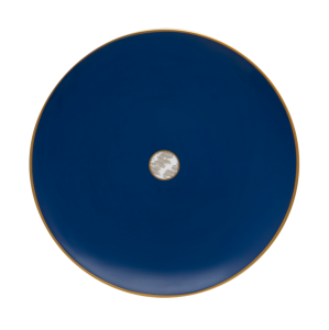 Haviland Damasse Ritz Salad Plate / Bleu