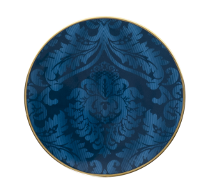 Haviland Damasse Ritz Bread + Butter Plate / Bleu