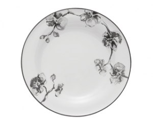 Black Orchid Dinner Plate