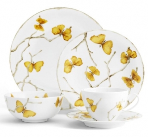 Michael Aram Butterfly Gingko Gold 5 Piece Setting