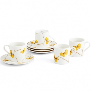 Michael Aram Butterfly Ginkgo Demitasse Set