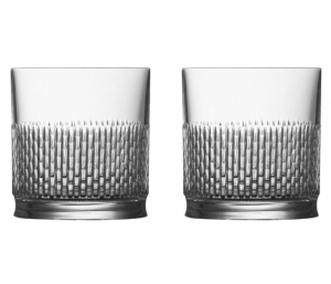 Varga Crystal Tresor Double Old Fashion Boxed Set / 2