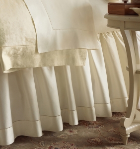 Sferra Fiona Ivory Cal King Dust Ruffle 72X84X18