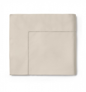 Sferra Fiona Oat Full Queen Flat Sheet 96X114