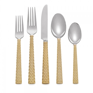 Michael Aram Palm Gold 5 Piece Setting