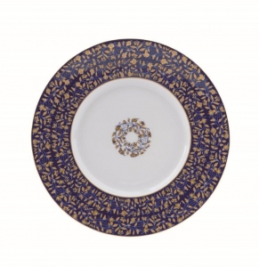 Philippe Deshoulieres Vignes Dessert Plate - Blue