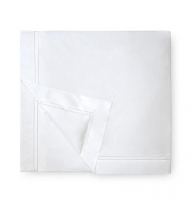 Sferra Finna White King Duvet Cover - 106X92