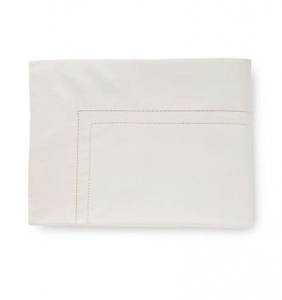 Sferra Finna Ivory King Flat Sheet - 114X114