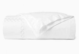 SFERRA Catena White/Lunar Twin Duvet Cover 68X86