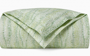 Sferra Cobblestones Willow Full/Queen Duvet Cover 88X92
