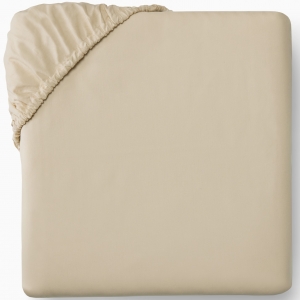 SFERRA Celeste Sand Queen Bottom Fitted Sheet 60X80X17