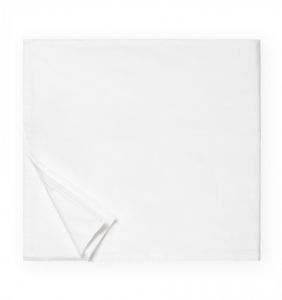 Sferra Corto Celeste White Full/ Queen Duvet Cover 88x92