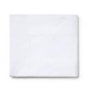 Sferra Sereno White King Flat Sheet - 114 X 114
