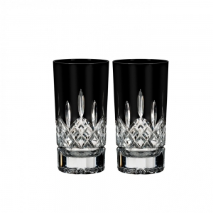 Waterford Lismore Black Hiball / Pair - 10.8 oz.