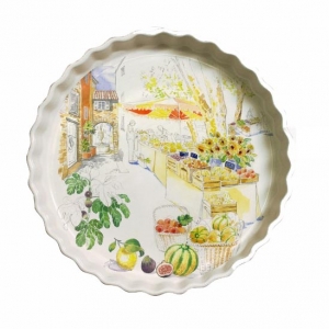 Gien Provence Pie Dish -11"