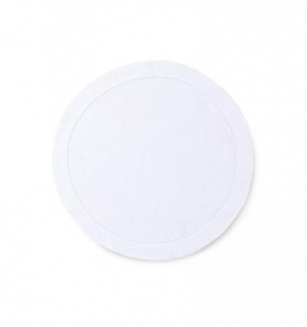 Sferra Classico White Round Placemat /15" - Set of 4