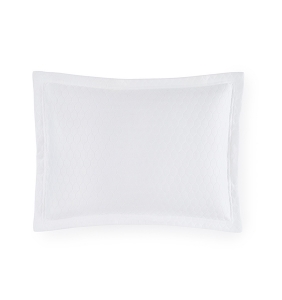 Sferra Favo White Continental Sham - 26 X 26