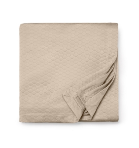 Sferra Favo Latte King Coverlet - 114X100