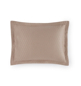 Sferra Favo Latte King Sham - 21 X 36