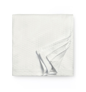 Sferra Favo Ivory Twin Coverlet - 5X95