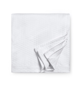 Sferra Favo White Twin Coverlet - 5X95