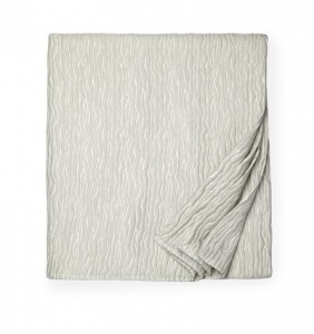Sferra Ondate Bluefin Full/Queen Blanket Cover - 96X100