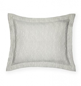 Sferra Ondate Dark Titanium Standard Sham - 21X26