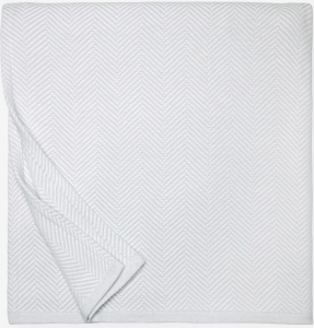 Sferra Camilo Full/Queen Blanket - Tin