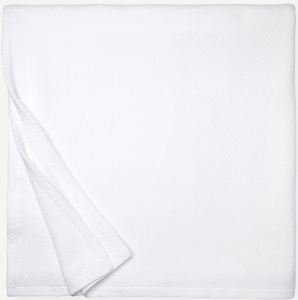 Sferra Camilo King Blanket - White