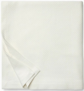 SFERRA Rombo Oyster Full/Queen Coverlet