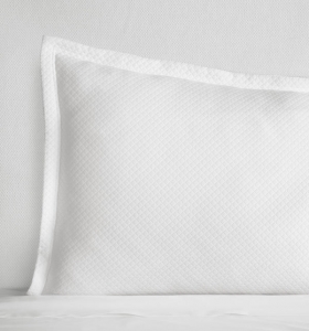 SFERRA Rombo White King Sham